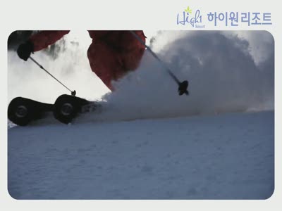 스키강습-숏턴
